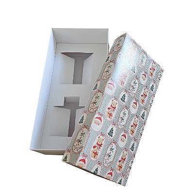 Caixa encaixe para 1 vela whisky e 1 difusor de 200ml - Funny Christmas