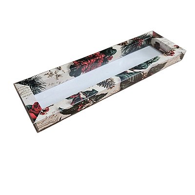 10un. Caixa 5 Bombons ou Biscoito - Pinhas Red