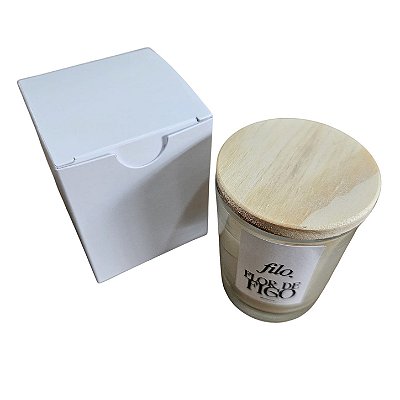 10un. Caixa 01 Vela de 70g - BRANCO