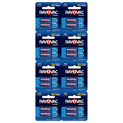 Multiblister Rayovac AA2 16 PILHAS