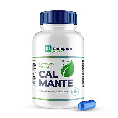 Composto Vegetal Calmante 60 Cápsulas