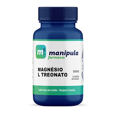 MAGNÉSIO L TREONATO 500MG 60CPS