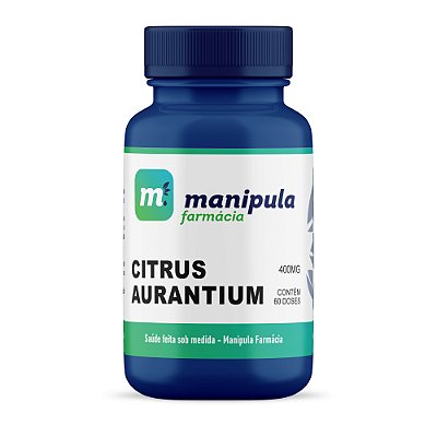 CITRUS AURANTUM 400mg 60 doses – Termogênico Natural Para Reduzir Medidas