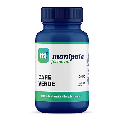 CAFÉ VERDE 350mg 60CPS – Queima de Gordura e Acelera o Metabolism