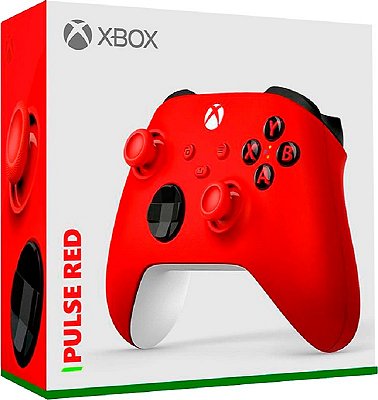 Controle Xbox One Séries S/X - Pulse Red vermelho