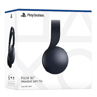 Headset Sony Pulse 3D Midnight - PS5 - PS4