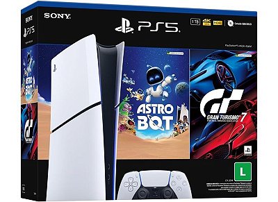Playstation 5 Slim Digital 1TB Com 2 Jogos ASTRO BOT + Gran Turismo
