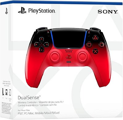 Controle PS5 Dualsense Techno Red