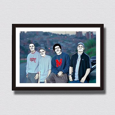 Print Decorativo - Quadro Racionais Mc's