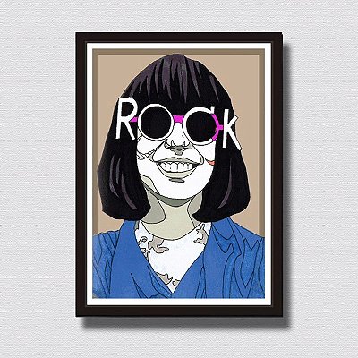Print Decorativo - Quadro Rita Lee