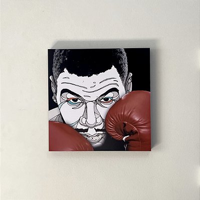 Quadro Mike Tyson (Kid Dynamite) | Painel de Madeira