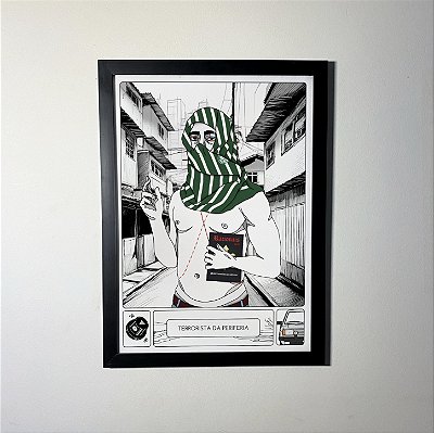 Quadro 'Terrørista da Periferia' | Palmeiras | rads