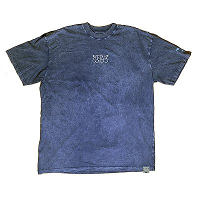 Camiseta Oversized Azul Escuro (Marmorizado) - rads Logo