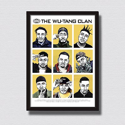 Quadro Decorativo Wu-Tang Clan
