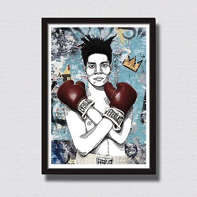 Quadro Decorativo Basquiat