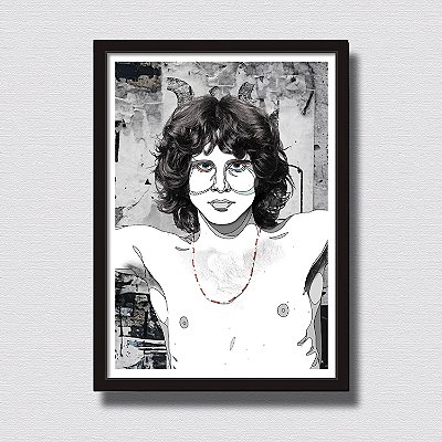Quadro Decorativo Jim Morrison - The Doors