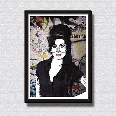 Quadro Decorativo Amy Winehouse