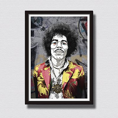 Quadro Decorativo Jimi Hendrix