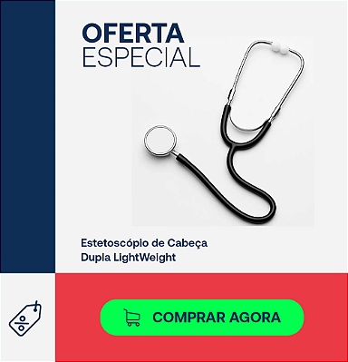 Estetoscópio de Cabeça Dupla LightWeight