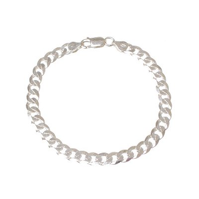 Pulseira Masculina Prata Grumet Italiana
