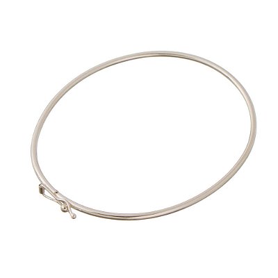 Pulseira Bracelete de Prata Liso