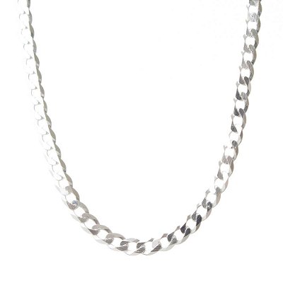 Corrente Masculina Prata Groumet 60 CM 3.5 MM