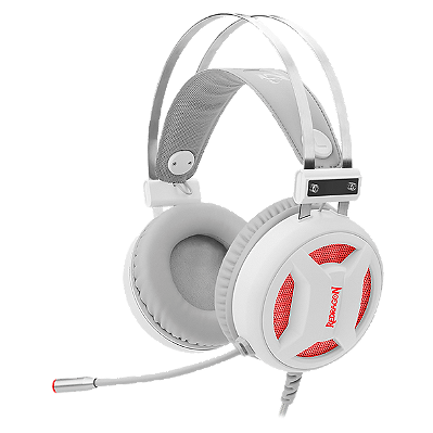 Headset Redragon Minos Lunar White USB