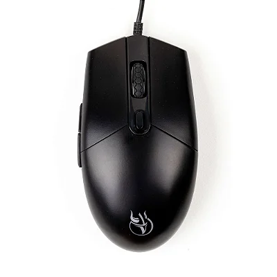Mouse Gamer com Fio Kross Pulse USB 6.400 DPI Preto KE-MG105