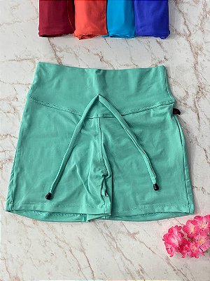 Shorts Empina Liso - Verde Água