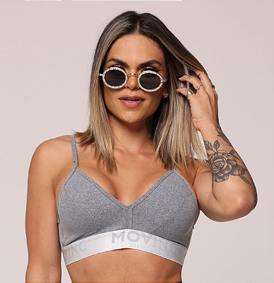 Top Milano Cinza Mescla