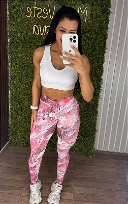 Legging Semi Empina Jade -M/G 38 a 42