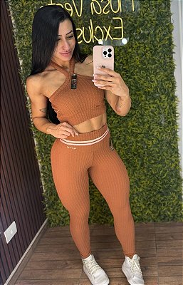 Conjunto  Empina Jacquard Savior Terra - M/G 38 a 42+