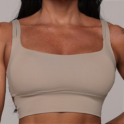 Top Creta Areia - Tamanho único