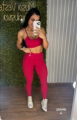 Legging Tradicional Chevy Cereja P/M/G