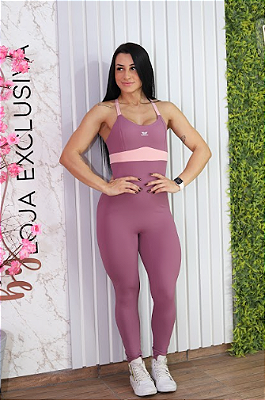 Macacão Tradicional Roxo Exclusiva  -M/G