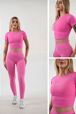 Cropped Chevy Rosa - P/M