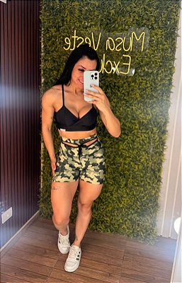 Conjunto Semi Empina Militar - Tamanho único 36 a 42