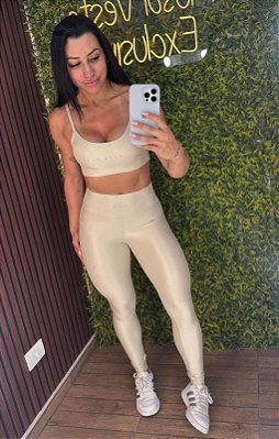 Conjunto Tradicional Viva Fit Bege -P/M/G