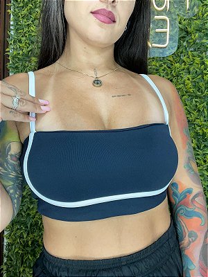 Top Oxy Fit Preto - P/M/G