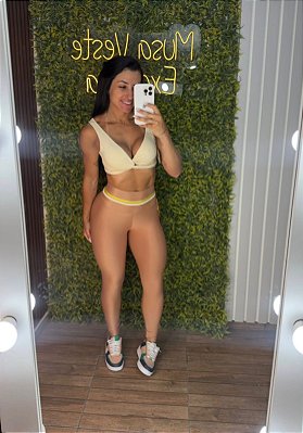 Conjunto Empina Glossy Canela -P/M/G 36 a 42