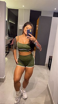 Conjunto Semi Empina Cinza - Tamanho único 36 a 42