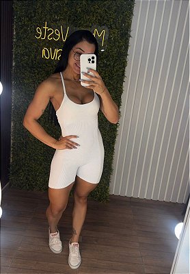 Macaquinho Tradicional Canelado Off - Tamanho único 38 a 42