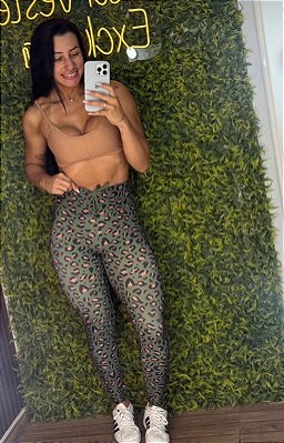 Conjunto Semi Empina Coat Verde Brown -Tamanho único