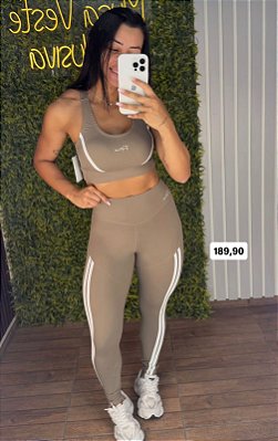 Conjunto Tradicional Elastic Nude - Veste M/G 38 a 42