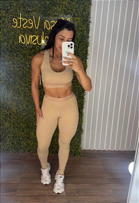 Conjunto Tradicional Elity Nude Claro - Tamanho único 38 a 42