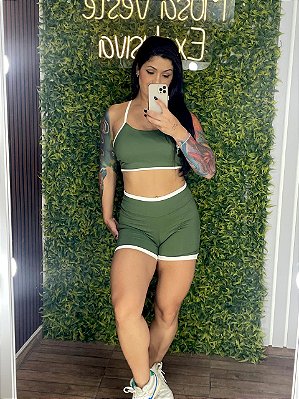 Conjunto Tradicional Ammy Verde - Veste P ao G