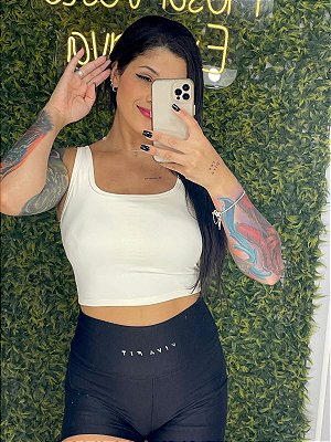 Regatinha Cropped OFF -Tamanho M/G