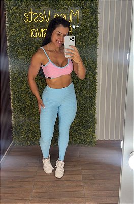 Conjunto Semi Empina Brocado Algodão Doce - Tamanho único 38 a 42+