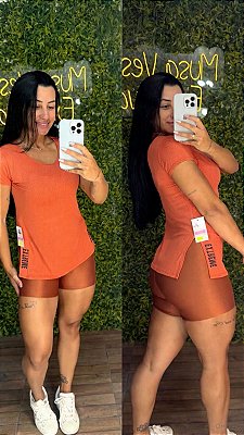 Camiseta Exclusive Laranja -Tamanho único