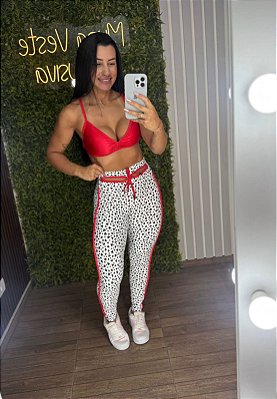 Conjunto Semi Empina Heart Red- Tamanho único 38 a 42